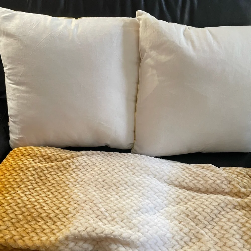Yellow Ombre throw blanket